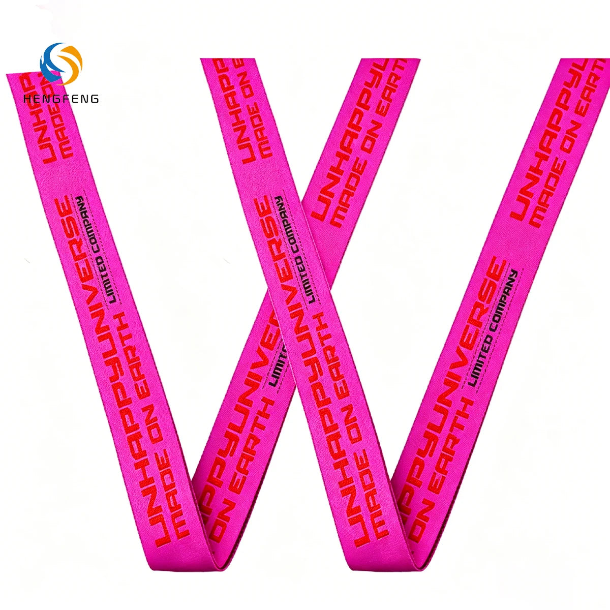 Eco Friendly Custom Alphabet Pattern Printed Twill Webbing Polyester Nylon Ribbon 10-120mm for Bag Garment DIY Craft