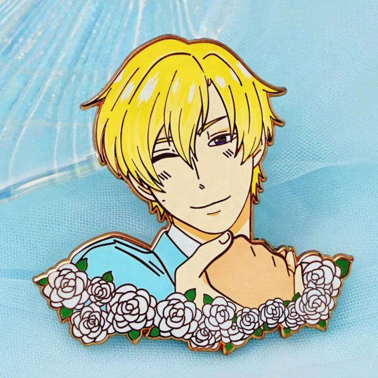 Wholesale China Factory NO Minimum Metal Custom Logo Anime Glitter Pin Hat Badges Lapel Soft Hard Enamel Pins