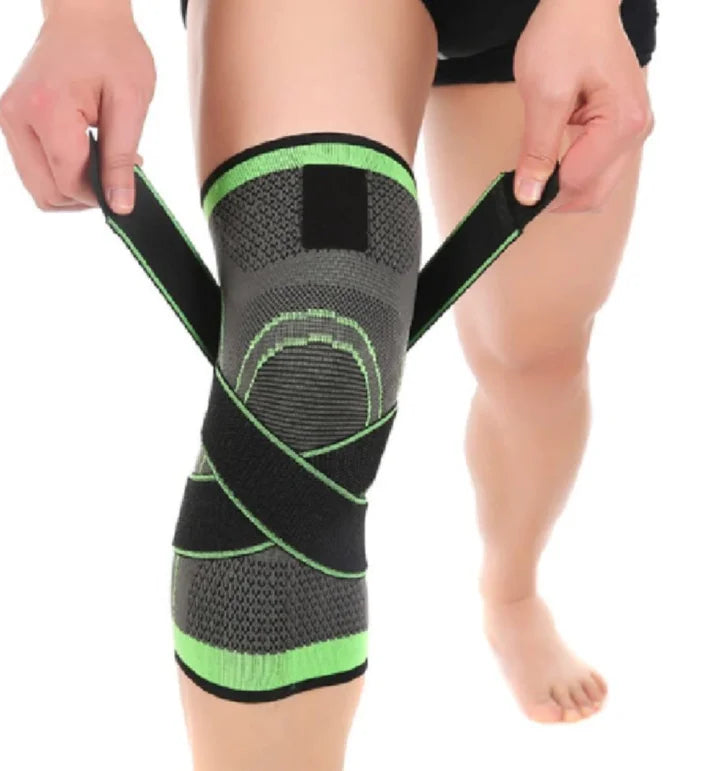 Breathable Strong Elastic Bandage Compression Sleeve Wraps Knee Brace Support