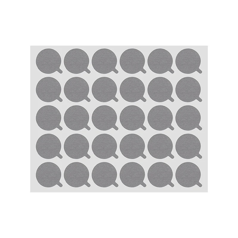 Wholesale HDS Brand White Disposable Tinfoil Glue Sticker for Eyelash Grafting Cotton Material Eyelash Glue Holder