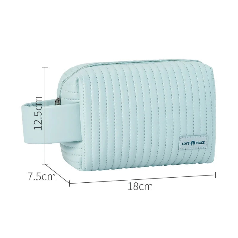 Ladies' New Makeup Bag Candy Color Dry Wet Separation Waterproof Travel High Capacity Handbag Toiletries Set Storage Bag
