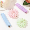 QIYUE Braided Hair Telephone Cord Soft Elastic Hair Band Women's Senior Sense Temperament Tie Hair Rope Rubber Band