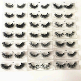 E Series Wholesale Custom Eyelash Packaging Box 5d 25mm Lashes Natural Mink Eyelashes Vendor Mink Lashes3d Wholesale Vendor 25mm