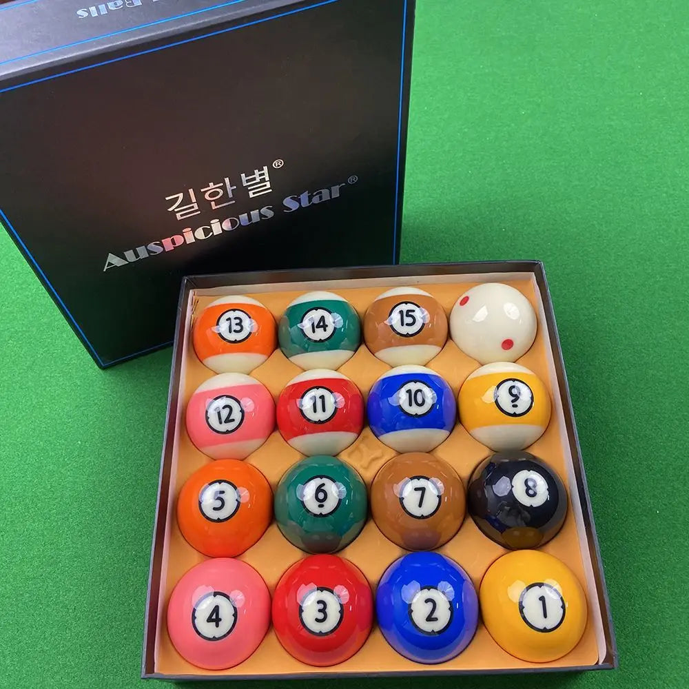 High Quality 32A Korean Gold Diamond Crystal Billiard Ball 5.72cm Large Standard Resin Ball Accessories for Pool Sport
