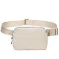 Lulu Nylon Fanny Pack Capacious Lumbar Waist Bag for Sports & Outdoor Zipper Closure for Hiking & Cross Body