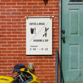 Customized Creative Wall Signs and Wall Mounted Display Boards at the Entrance of Milk Tea Shops and Coffee Shops