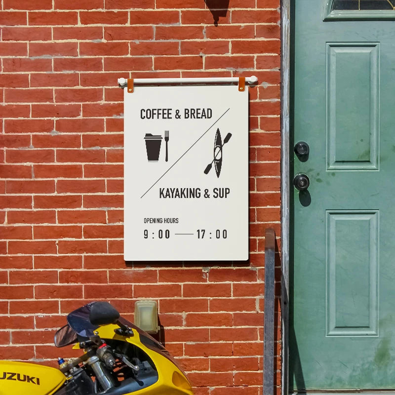 Customized Creative Wall Signs and Wall Mounted Display Boards at the Entrance of Milk Tea Shops and Coffee Shops