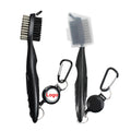 Golfer Cleaner 2-Sided Golf Club Brush Tool with Spike and Clip Efficient Product for Cleaning Golf Clubs
