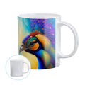 2021 New Arrival China Factory Sublimation 16oz Beer Glass Mug Sublimation Blank Frosted Beer Glass Mug with Handle Lid