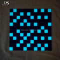 Modern Luxury Swimming Pool Tiles Outdoors Blue Fluorescent Luminous Glass Powder Mosaic Mixed Crystal Glass Floor Interior Wall