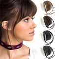 Popular Hand-made Air Bangs Hairpiece Neat Thin 100% Human Hair Bangs Clip in Hair Bangs Extensions