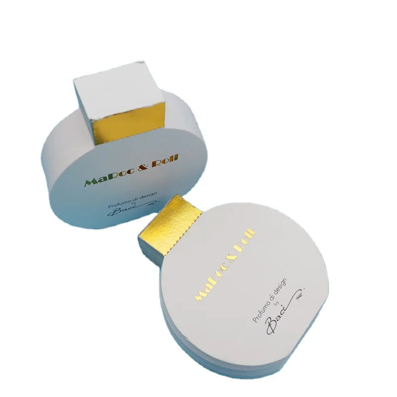Custom logo Printing Fragrance Smelling Strips Strip test Paper Gold Stamping Perfume Tester Cards