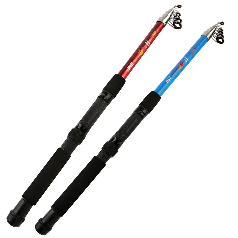 Wholesale 4 Layers Glass Fiber Telescopic Fishing Rod and Reel Combos for Kids