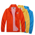 Advanced Customization Men' Windbreaker Jackets Zipper up Windproof Polyester Sport Jackets