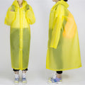 Universal Waterproof Windproof Plastic Hooded for for Adults-Camping Use Clear Portable Single-Person Rainwear