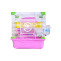 BOER Candy Crystal Transparent Hamster Cage Bear Pet Cage Cage Boudin Milk Tea Ornamental Landscape Small Gemini TM77BE-TM70