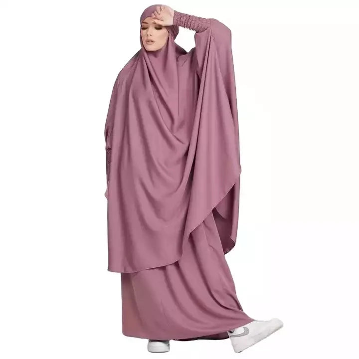 Available Item Plus Size Muslim Prayer Clothing Women Dresses Islamic Borka Khimar Jilbab 2023 Modest Khimar Hijab Abaya