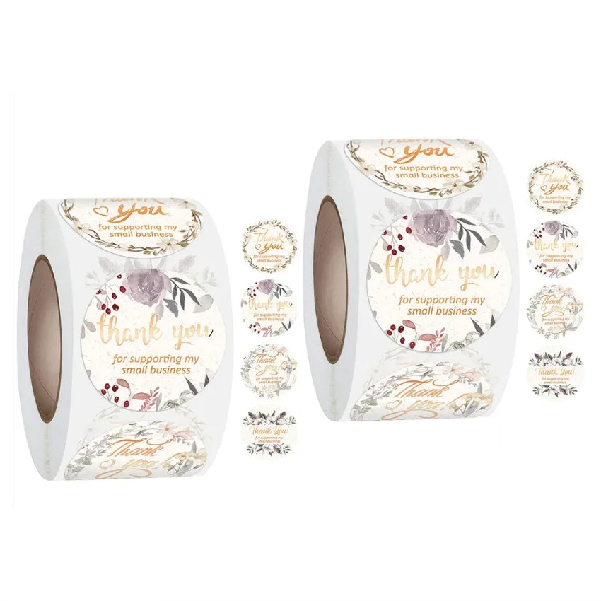Low MOQ Custom Private Brand Sticker Adhesive Printing Waterproof Label logo Stickers