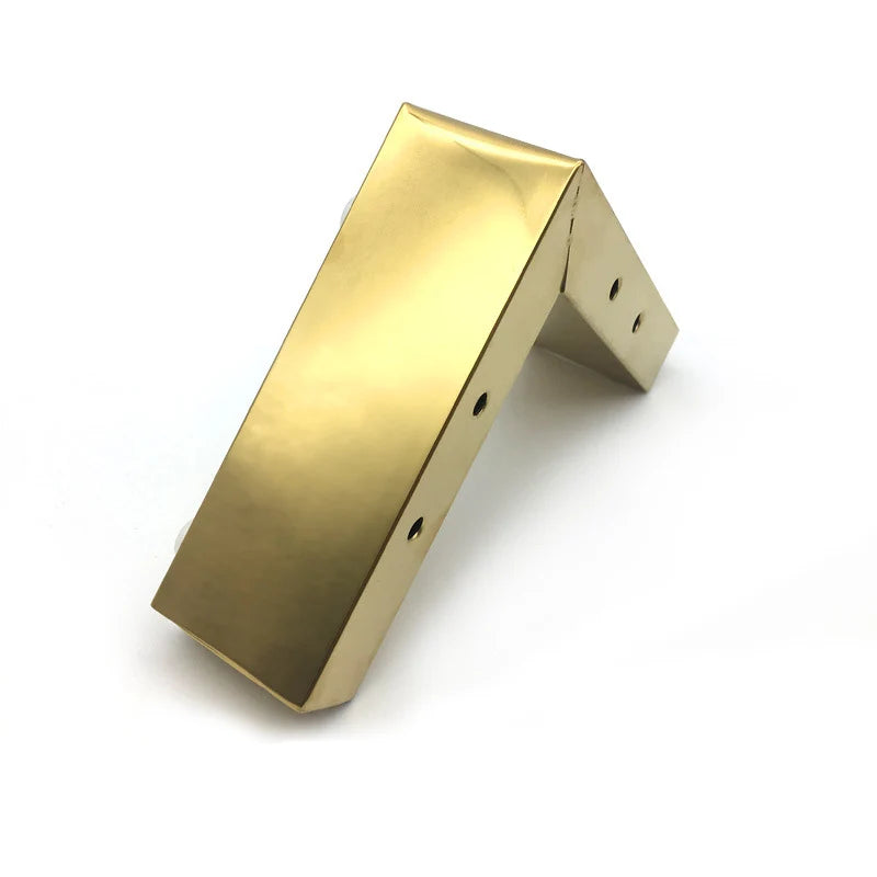 2 Inch Brass Gold Decorative Metal Cabinet Legs and Furniture Feet SL-181A