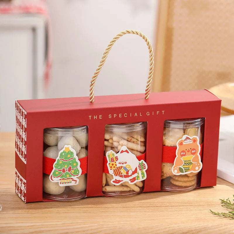 Biscuit Chocolate Box Dessert Snack Food Vegan Bottle Packaging Box Desserts Box With Window