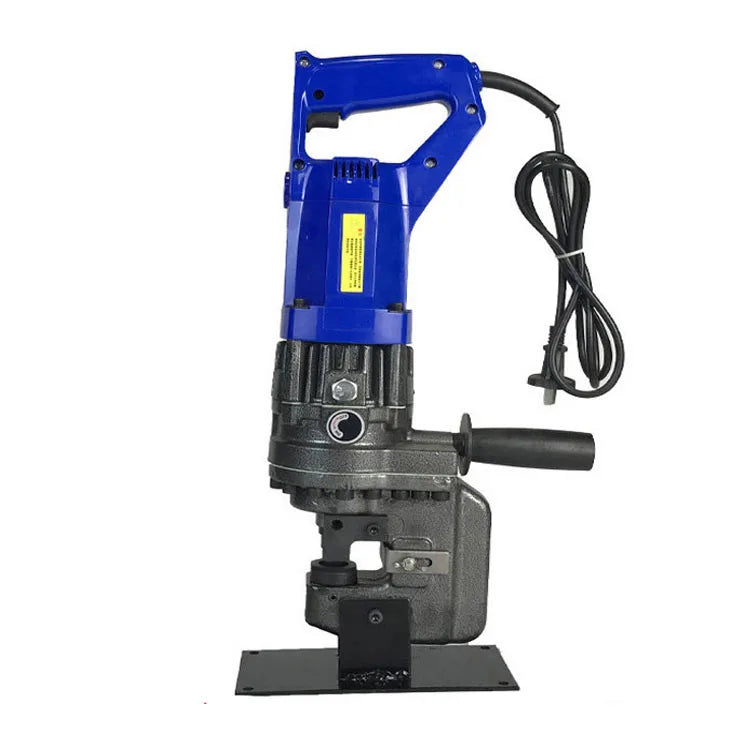 MHP-20 Electric Hydraulic Punching Machine Circle Eyelet Steel Aluminum Thin Metal Hole Puncher Tool Round Corner MegaBDM