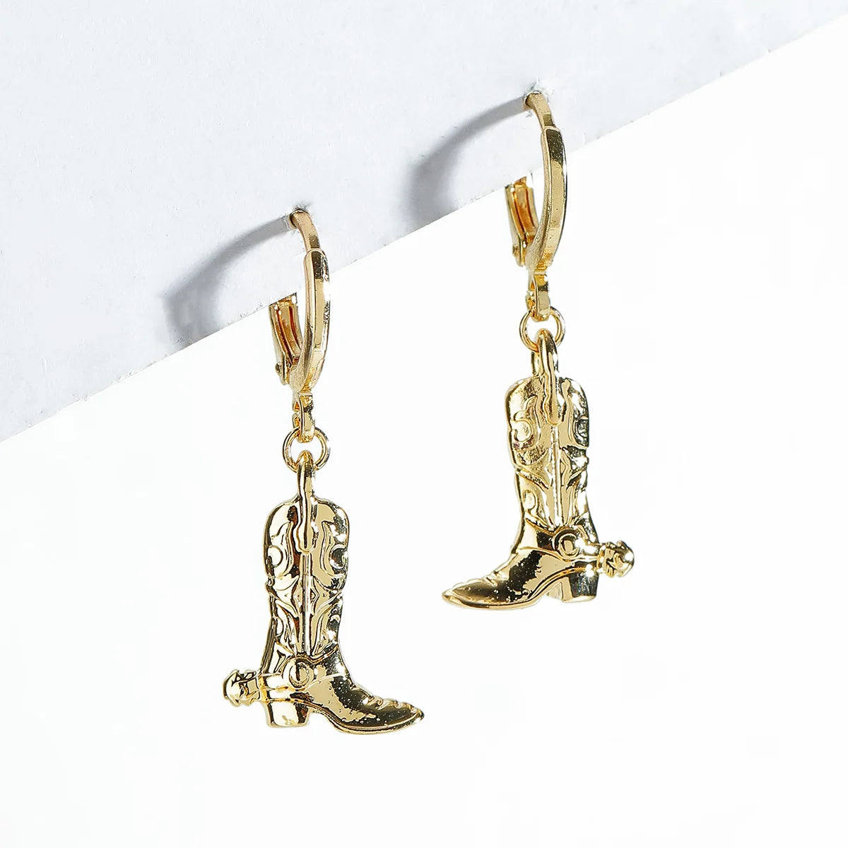 Accessories Funny Creative Western Cowboy Boot Earrings Women Fashion Vintage Cool Unusual Cowgirl Earrings Jewelry