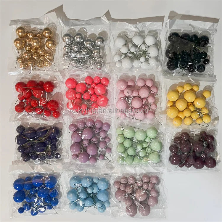 Cake Tools Decor Balls Christmas Decorative Faux Ball for Cake Decorating Supplies