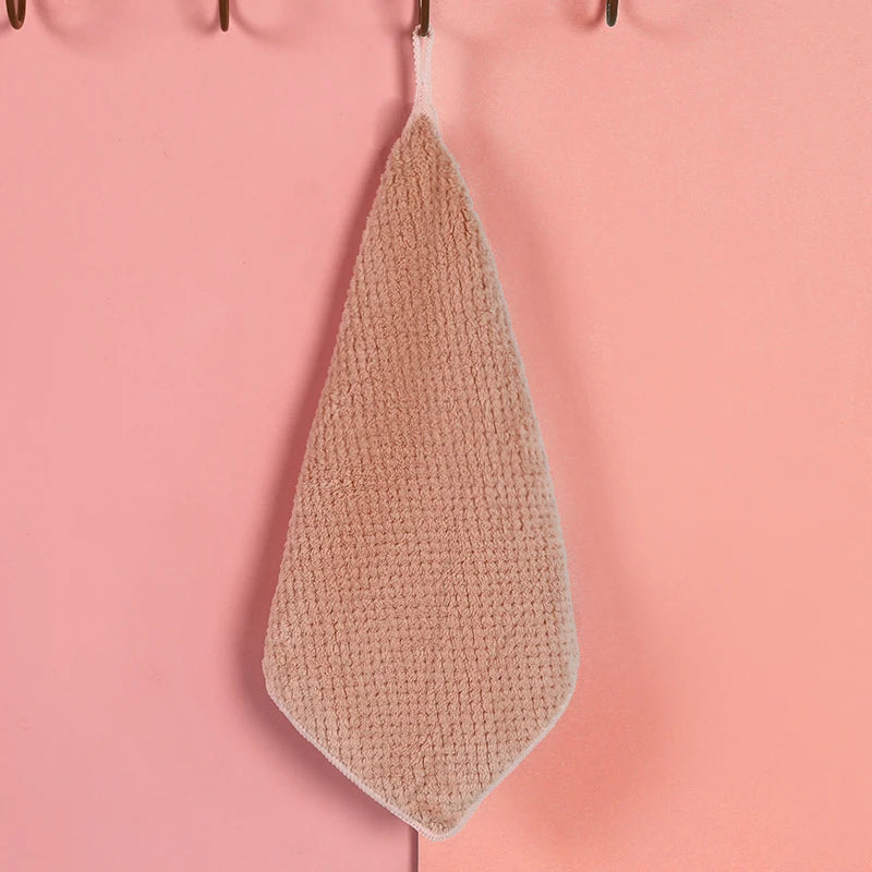 2021 Hot Sale  Hand Towel Solid Color Four Color Optional Square Shape Little Hand Towel