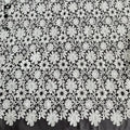 Wholesale Milk Silk Dresses Guipure Chemical Lace Embroidery Lace Fabric