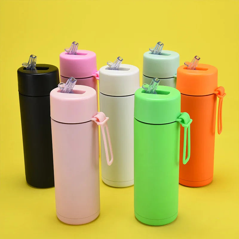New Arrival Colorful Stainless Steel Thermos Vacuum Flask Sport Insulated Water Bottle with Lid