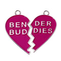 Eco-friendly Custom Enamel Name Charm Logos Jewelry Accessory Private hang Tags Pendant for Promotional Gift