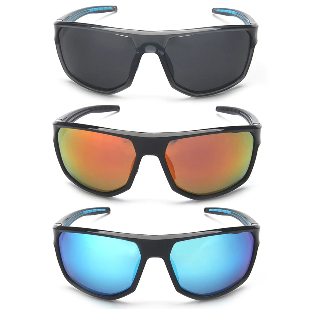 2024 TR90 Frame TAC Lens  Outdoor Cycling Running Custom Logo UV400 Mens Sports Sunglasses Polarized