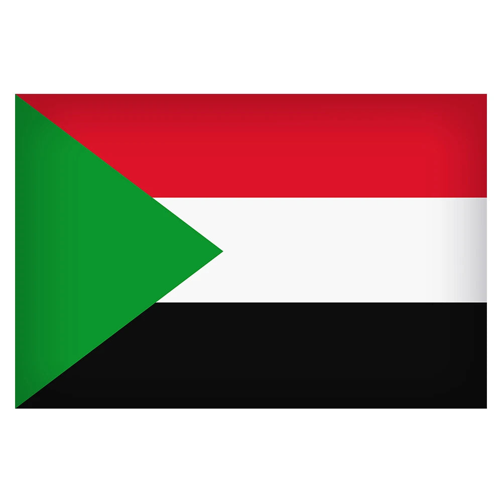 Wholesale Fast Shipping 100% Polyester Flags 3x5ft Republic of the Sudan All Country Flag