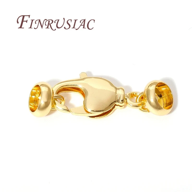 18k Gold Plated Lobster Clasp for Jewelry Fasteners for Bracelets and Necklace Clasps DIY Jewelry Findings Accessories