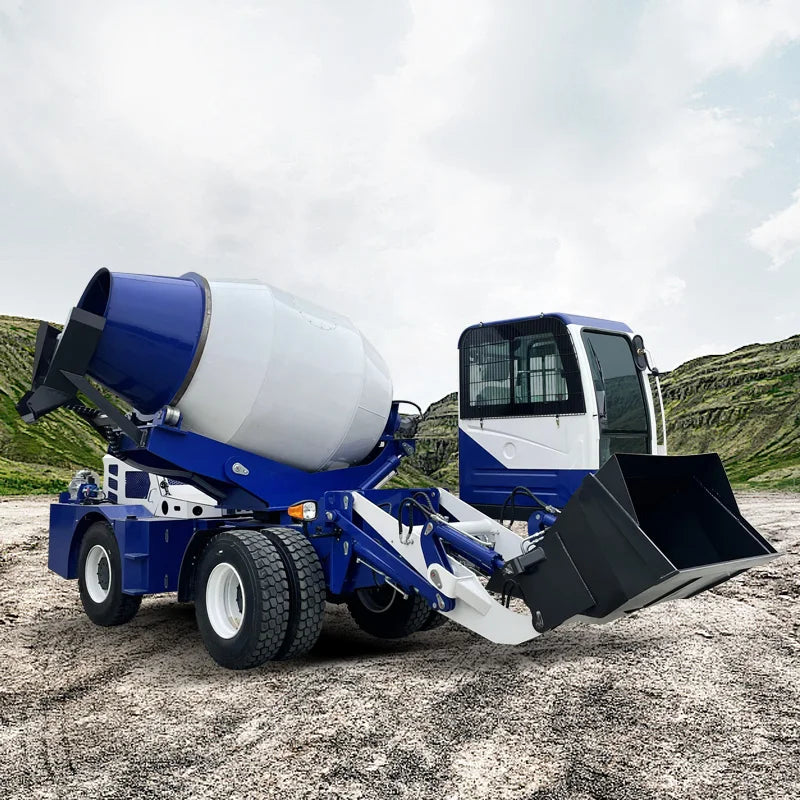 Best Quality 3.5 Cbm Self Mobile Loading Concrete Mixer Truck From China