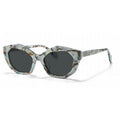 Sunglasses Unisex 2024 Flower Sunglasses Women Acetate Custom Logo Irregular Shaped Luxury Acetate Hexagon Sunglasses Men