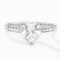 Huitan S925 Simple Style White/Pink Crystal Zircon Finger Rings for Women Engagement Rose Gold Plated 925 Sterling Silver Ring
