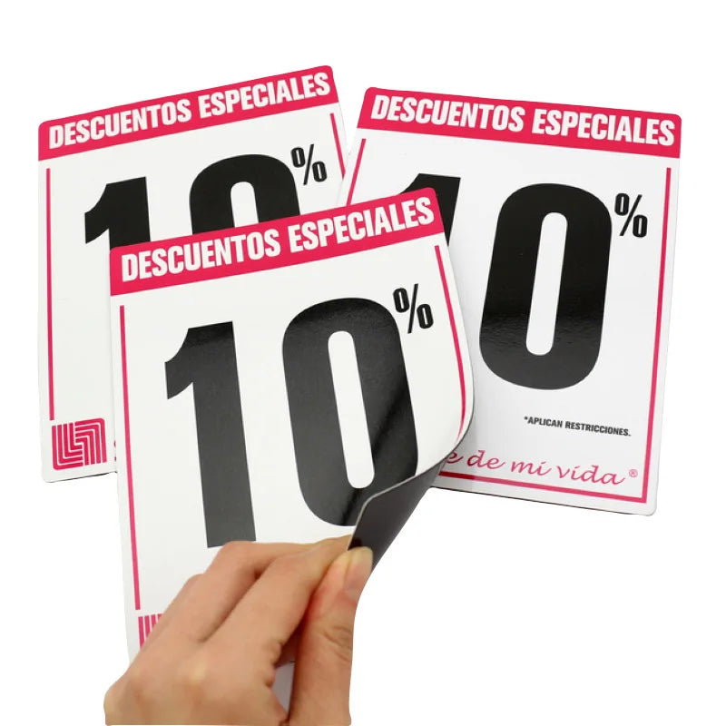 Custom Coated Paper Printing Logo Magnetic Refrigerator Stickers