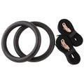 ABS Plastic Gymnastic Rings with Adjustable Numbered Straps Suspension Trainers