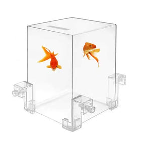 Fish Elevator Inverted Aquarium Vacuum Fish Tower Above Water Fish Tank Decoration Expanded Swim Area Aquarium Decor Accessories