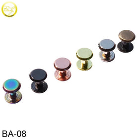 Handbag Metal Fittings rainbow Plated Various Chicago Screws Nail Buckles with Screw Rivet for Bags
