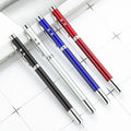 4 in 1 Multifunction Laser Flashlight Retractable Metal Pen Led Light Ball Pen for Teacher Gift