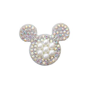 Hot Selling Wholesale Pearl Cartoon Rhinestone Patch Rhinestone 3D Children's Clothing Patch
