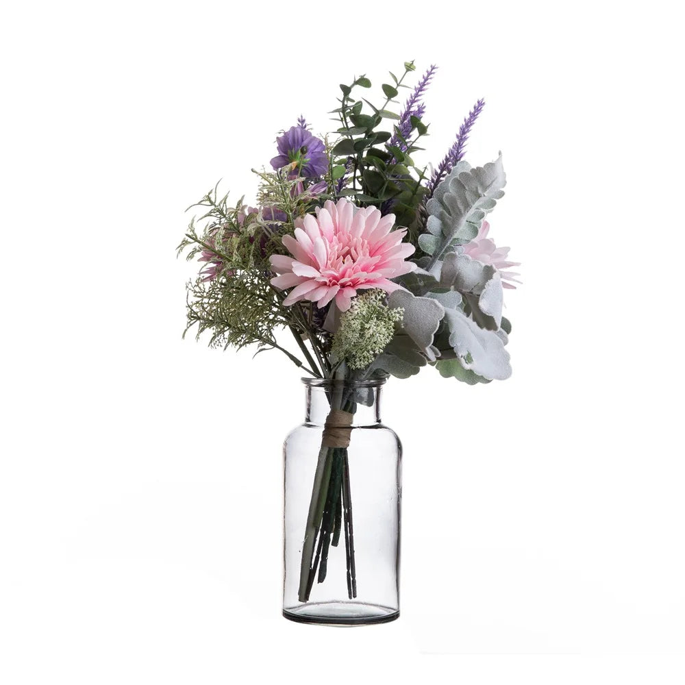 2024 New Design Artificial Gerbera Bouquet New Design Garden Wedding Decoration Silk Flowers