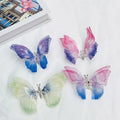 Gradient Rainbow Colorful Flexible Hair Clip Kids Hair Clips Butterfly Hairpins Girls Hair Accessories Headwear Styling Too