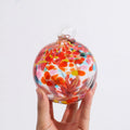 Hand Blown Matte Glass Ball Ornaments Murano Glass Funky Home Decor