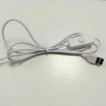 DC5V 1.5M USB Power Extension Cable Dimmer Brightness Control Led Charging Cord with Switch Button for DIY Led Strip Night Lamp