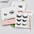 Invisible Magnetic Lashes Set Eyeliner and Natural Magnetic Eyelashes Lashes 3d Wholesale Magnetic Eyelashes