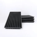 162 Cells Plastic Black Nursery Seedling Trays Vegetable Plug Seed Starting Tray 54x28x4.5cm