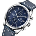 2021 BENYAR Watch 5187 New Sports Men Quartz Wristwatches Luxury 100M Waterproof Diver Gift Leather Chronograph Watch Clock